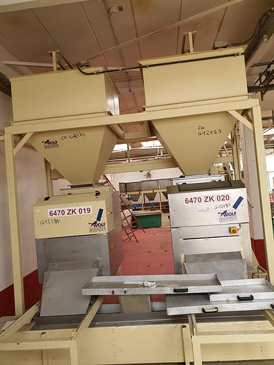 Gebraucht Mandelhalbiermaschine PEHA, Bj. 1983 600 mm Arbeitsbreite Leistung ca.350 kg/h