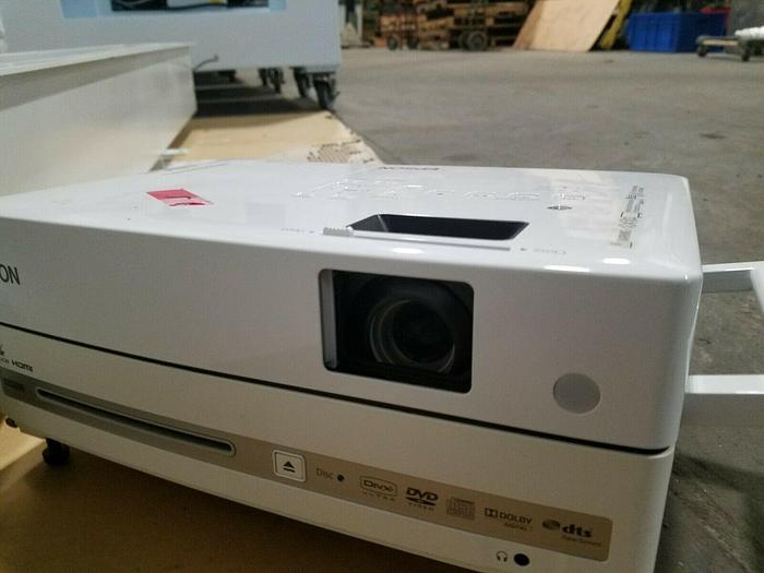 Used 2015 DA-Lite Motorized Retractable 10 Foot Screen with Epson LCD Projector