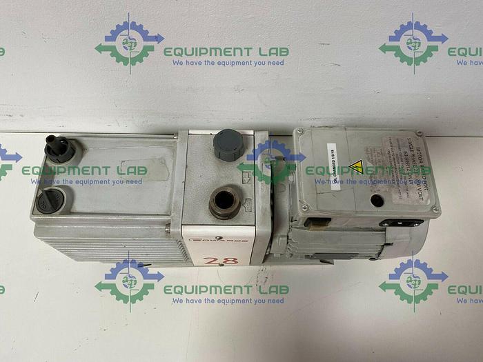 Used Edwards E2M28 Rotary Vacuum Pump 21 CFM w/ 1.2 HP Motor 240V