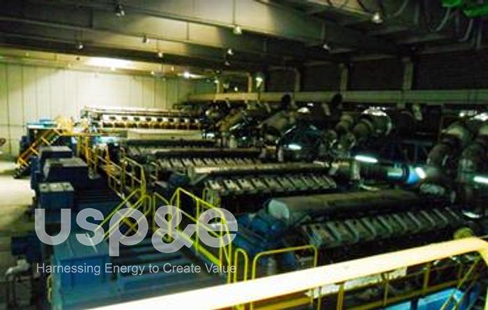 Used 70 MW Used Wartsila 20V34SG Natural Gas Generator