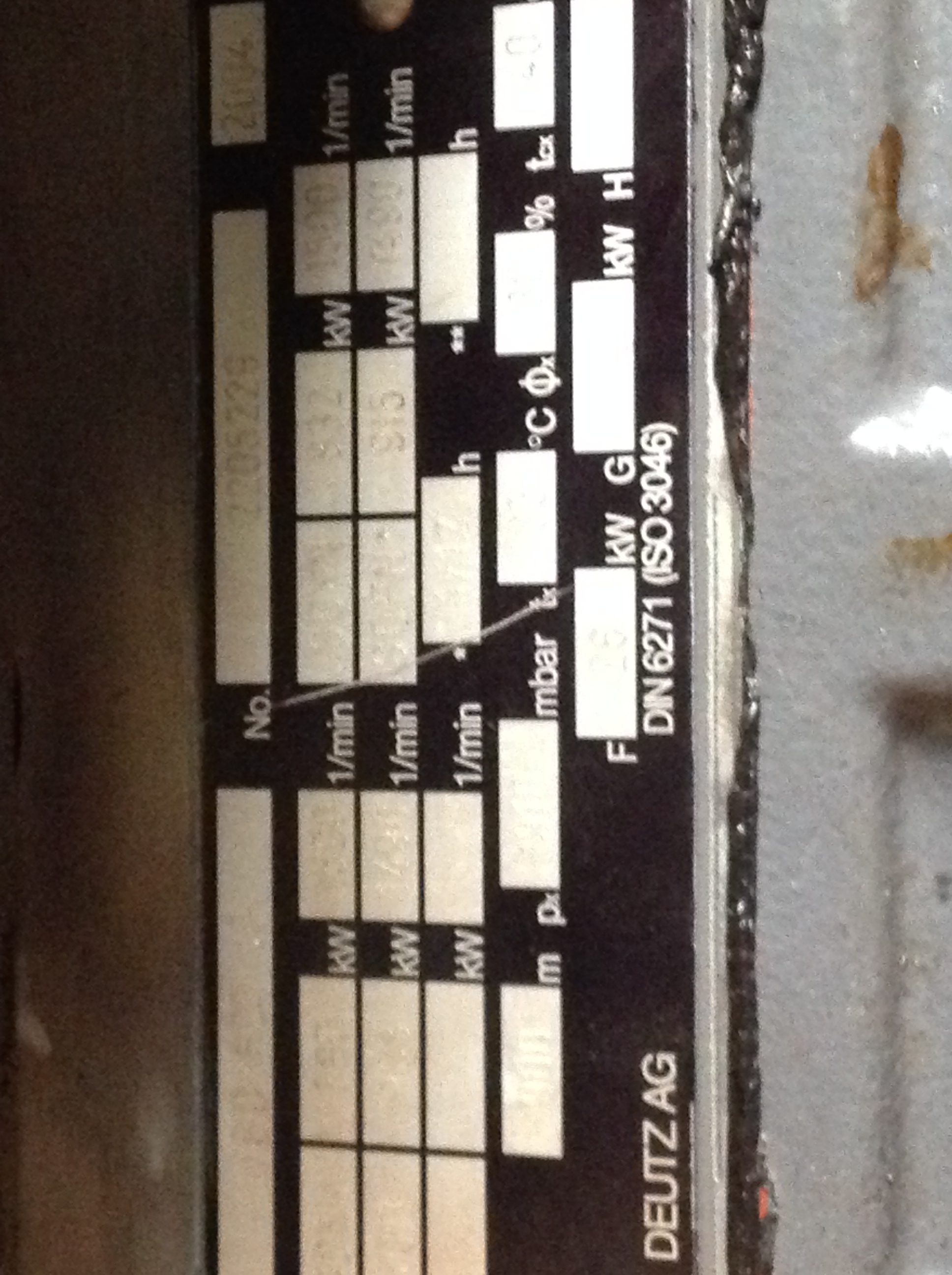 Used 2004 DEUTZ TBD 620-V8