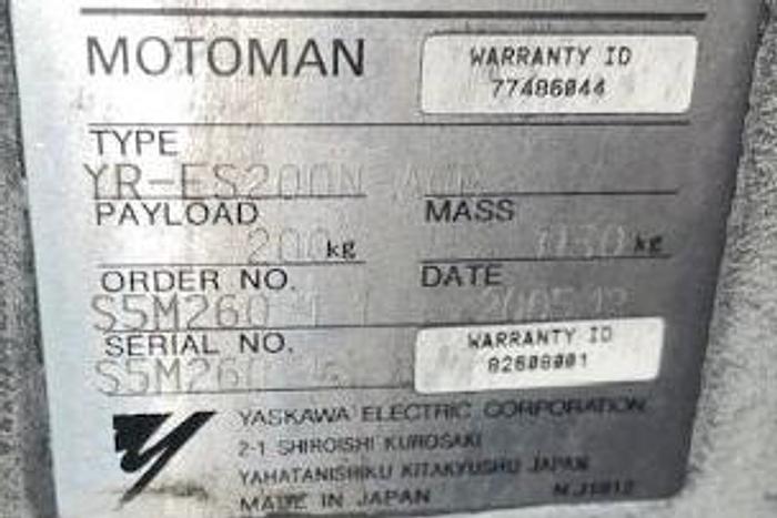 Used 2006 YASKAWA MOTOMAN YASKAWA MOTOMAN ES200N