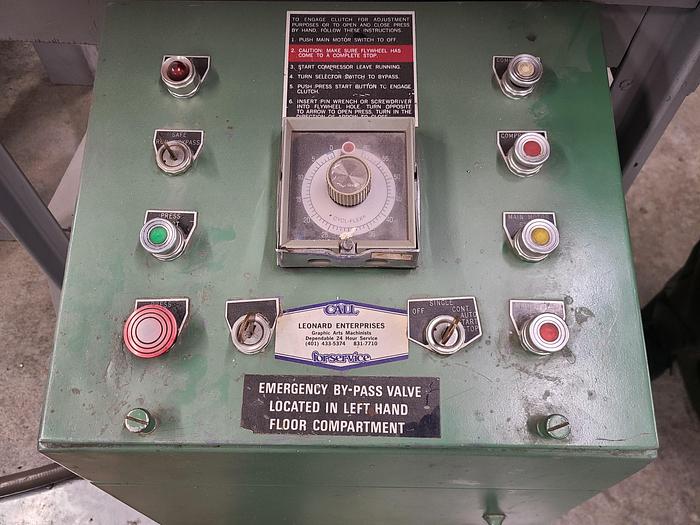 Used Refurbished THOMSON 33 x 54 CLAM SHELL DIE CUTTER MACHINE widened cutting area for Sale in P...