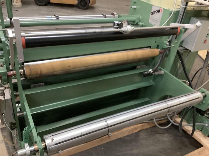 Used 42" WIDE ARROW DUPLEX SLITTER MODEL 325 WITH SCORE SLITTING - PENDING