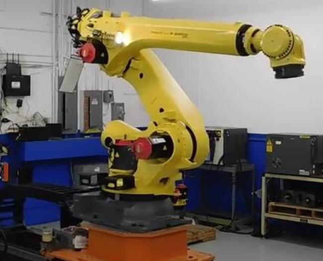Used FANUC R2000iC/210L ROBOT ON  GUDEL RTU WITH R30iB CONTROLLER