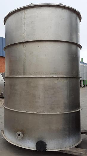 Usado Depósito de inox de 10 000 L de parede espessurada