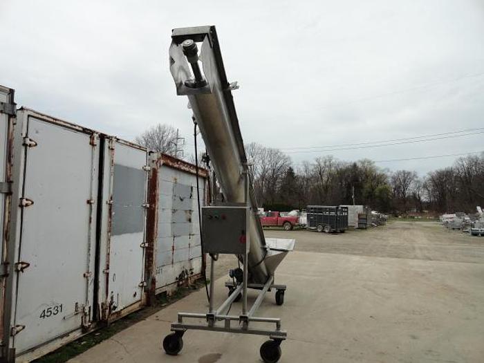 Used Custom Screw Conveyor; 10"x16'