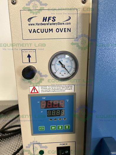 Used Hardware Factory Store HFS DZF-6050-T Vacuum Oven 1.9 Cu Ft, 482°F