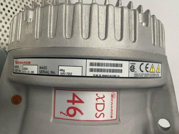Used BOC Edwards XDS46i Dry Scroll Vacuum Pump 120/230 Volt