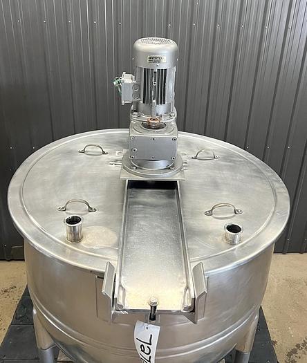 Used 150 GALLON LEE SINGLE MOTION KETTLE - S/S - 50 PSI JACKET