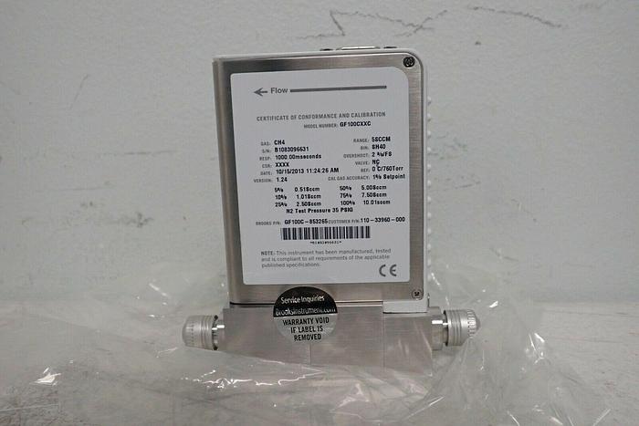 Used Brooks Instrument Model GF100CXXC Thermal Mass Flow
