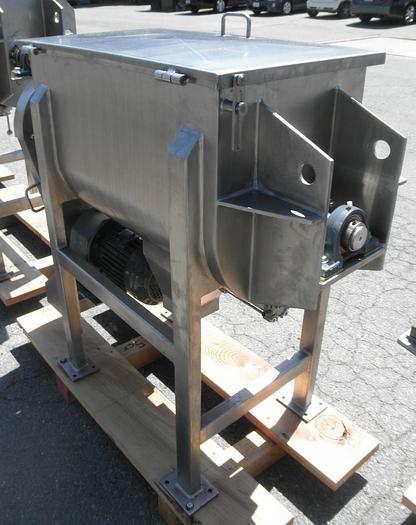 Mixer, Ribbon, 5 CF, 304 S/st, 3 HP, New, Std, #S741657