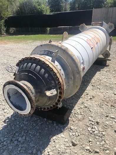 Used Used Southern Heat Exchanger Corp.  Approximately 1220 sq ft. 316L stainless steel shell and tube heat exchanger