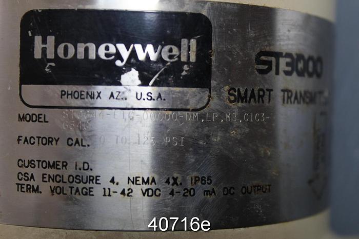 Used Honeywell ST300 Smart Transmitter, Model STG644-E1G-00000-DM.LP.MB.C1C3-634C #40716