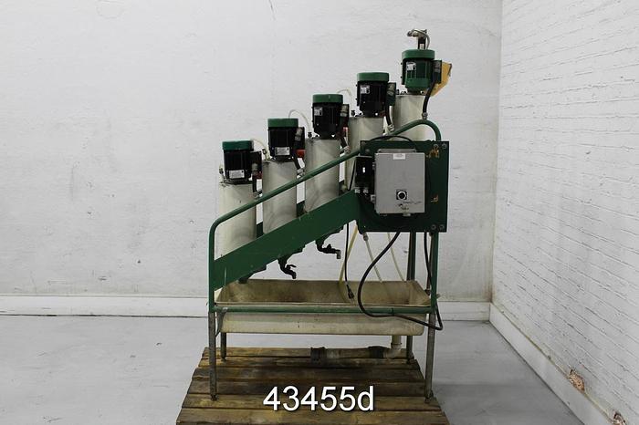Used Sprout Bauer 5-Stage Pulp Classifier, Model 203C #43455