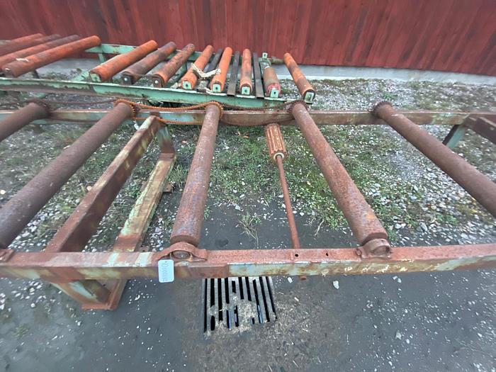 Used Roller conveyor, lumber packages