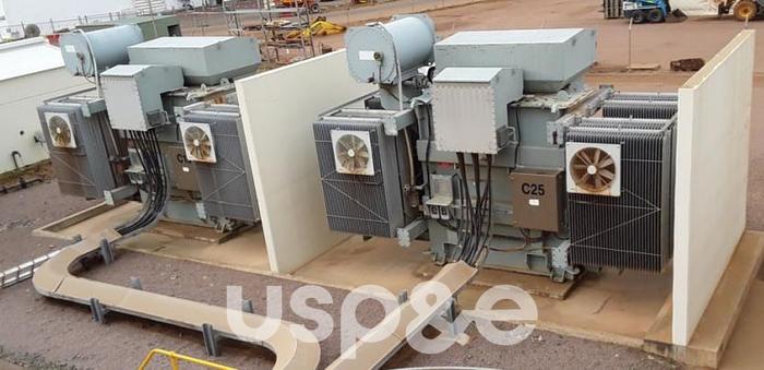 Used 44.8 MW 2003 Used Taurus 60 T7901 Natural Gas Power Plant Generator Sets