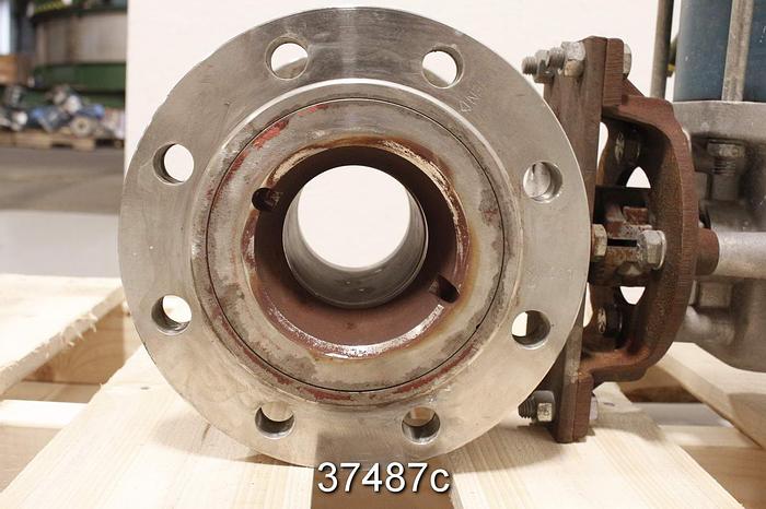 Used Neles Jamesbury 4" Control Ball Valve #37487