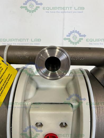 Used Wilden  Stainless Steel T2  Air-Operated Double Diaphragm Pump 1 1/2"