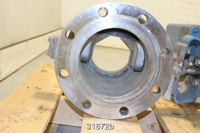 Used Neles Jamesbury R21CA06CCJE-V 6" V-Ball Control Valve #31872
