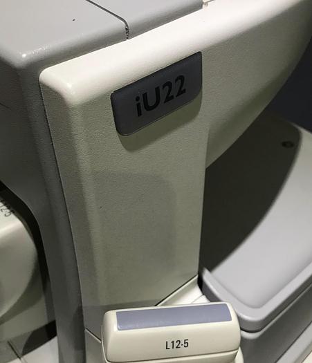 Gebraucht Philips iU22 Ultraschallgerät mit Flachmonitor, 2 Sonden, Sony Drucker