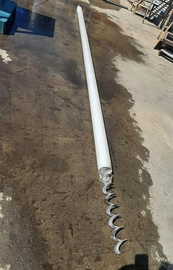 Used Conveyor, Screw, 4" X 18', S/st, Flexicon, 3 HP #S744461