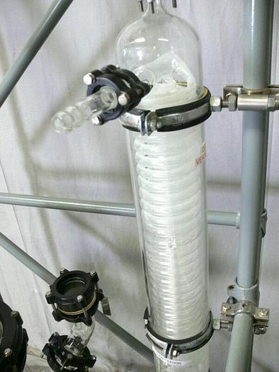 Used Sentinel Process Systems 50 Liter Gas Scrubber with Almatec diaphragm Pump