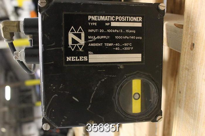 Used Neles Jamesbury C05R11LA01AJJL 1" V-Ball Control Valve #35635