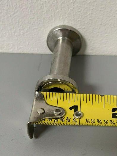 Used Lot of 7 - Stainless Steel 2" Tube w/ 1/2" Sanitary Fittings