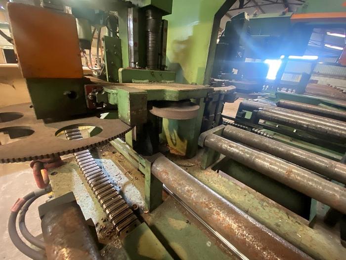 Used 2001 Peddinghaus BDL760/3 with Meba 400DG-700 Saw/Drill Line