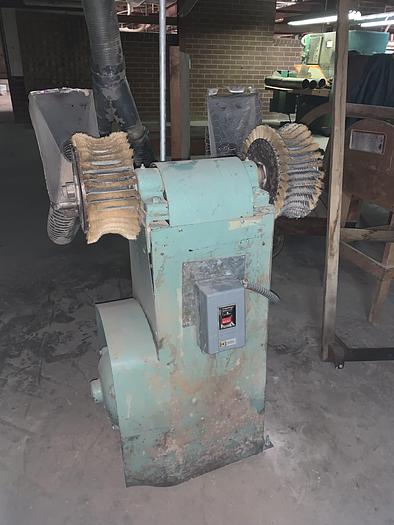 Used - DOUBLE-SPINDLE BRUSH SANDER
