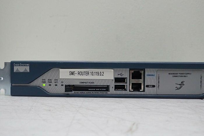 Used Cisco 2800 Series 2811 V01 Router w/ 17-6716-01 64MB Compact Flash Memory Card