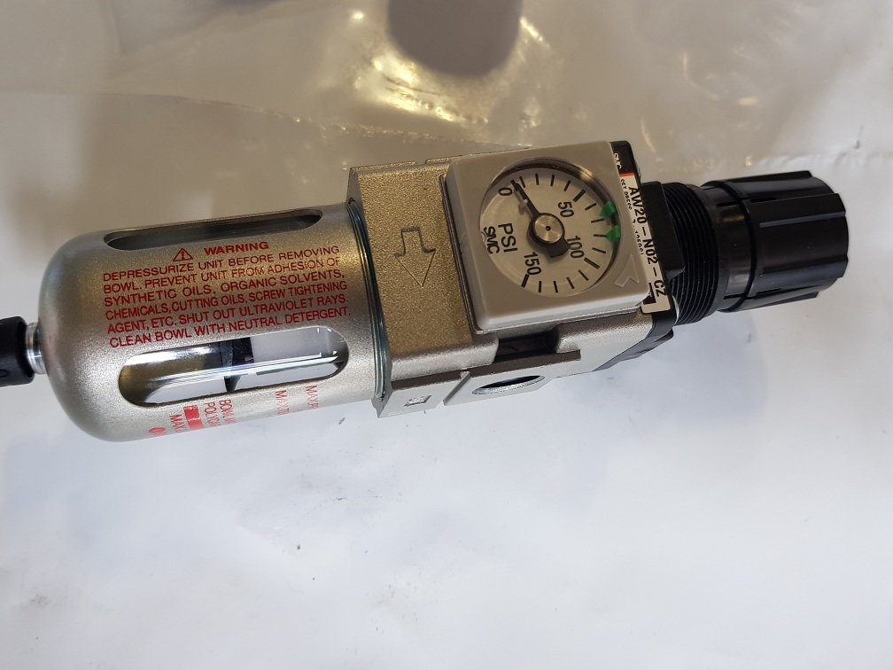 Used SMC AW20--No2-CZ  Filter/pressure Regulator