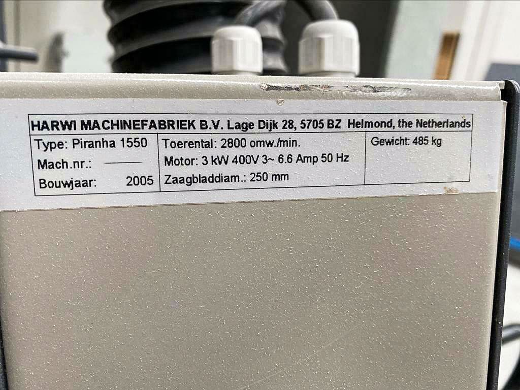 Used Harwi Piranha 1550 - 2005