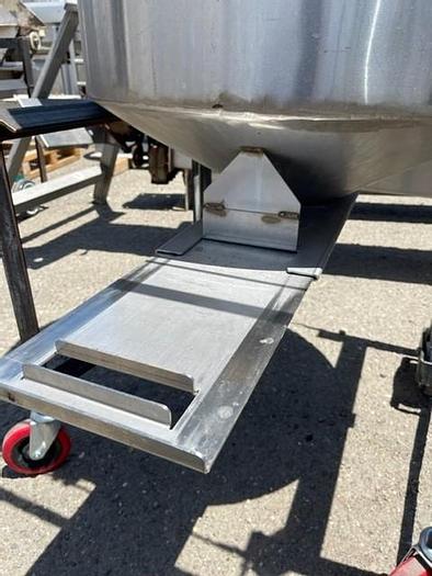 Used Stainless Steel Round Portable Tote