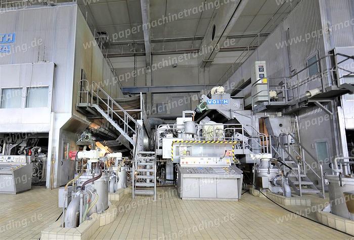 Gebraucht (PM4-88) - Paper Machine Fourdrinier Make Voith 6570 mm