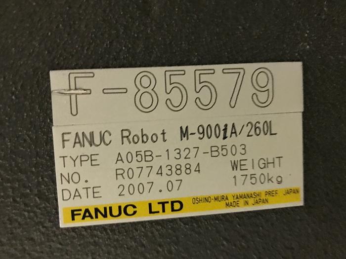 Used FANUC M900iA/260L 6 AXIS CNC ROBOT WITH R30iA CONTROLLER