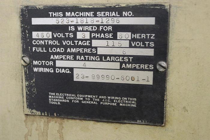 Used Brown & Sharpe 8" x 18"  818 TECHMASTER HORIZONTAL SURFACE GRINDER