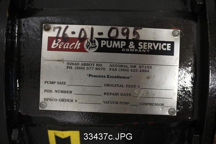 Refurbished Nash L3 2x2 Vacuum Pump #33437