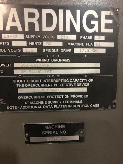 Used 1997 Hardinge Conquest T42