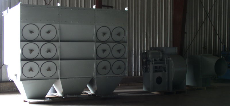 Used 12,000 CFM TORIT Dust Collector; 25 HP; 24 Cartridge