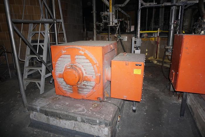 Used 400 HP GENERAL ELECTRIC REFINER MOTOR