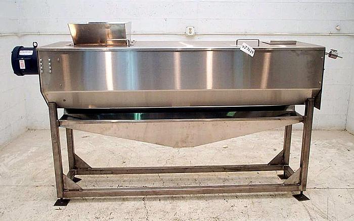 Used Custom Designed & Manufactured 4-Roll Abrasive Peeler- Stainless Steel