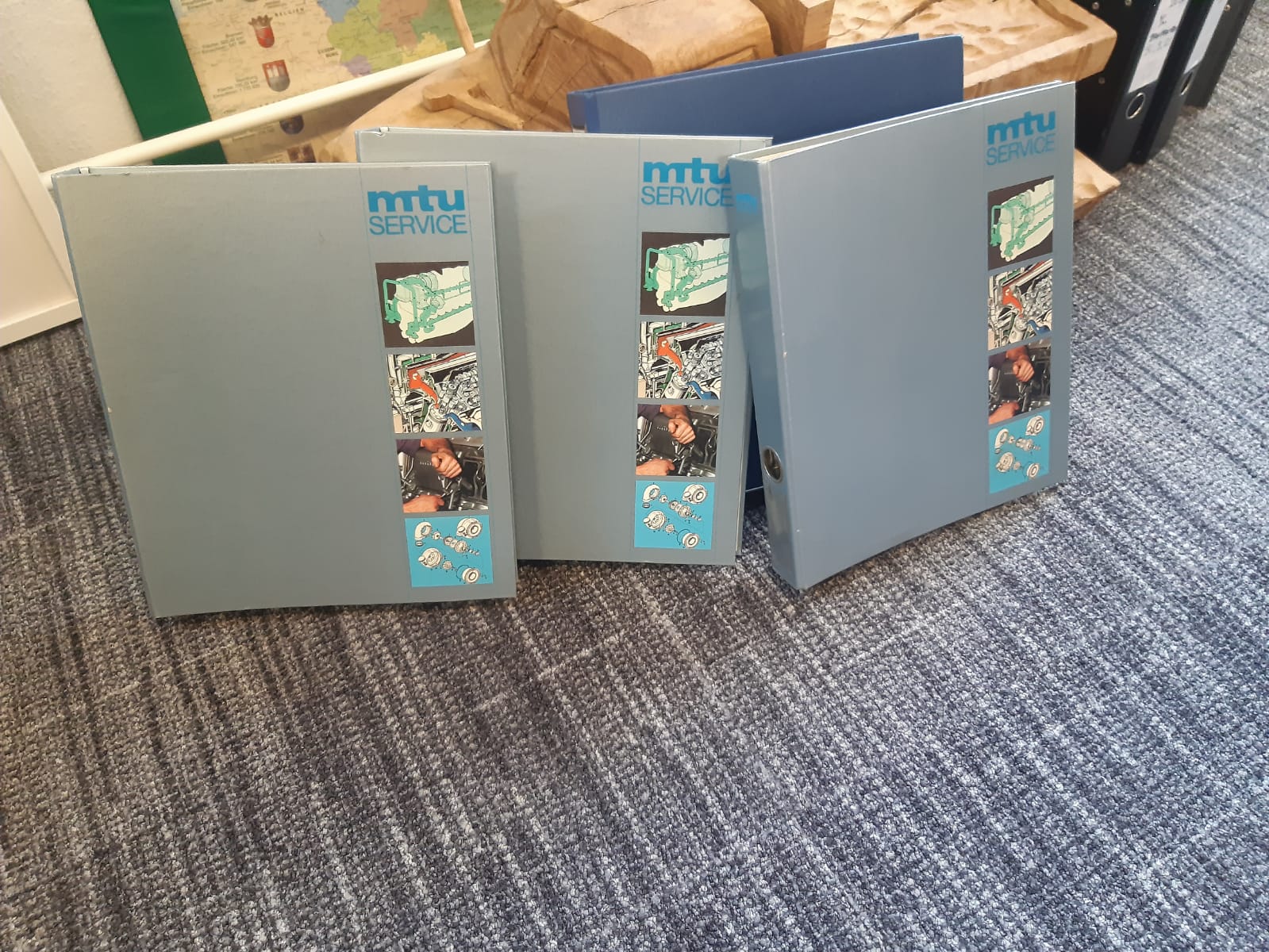 Used MTU 8V-396TC33/34 / A.VAN KAICK 950 KVA  GEN.SET