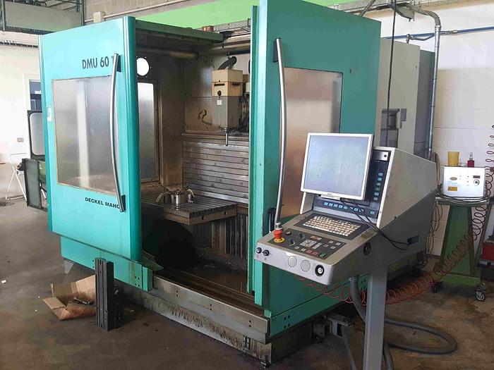 FRESATRICE A BANCO FISSO VERTICALE DECKEL MAHO DMU 60 T CNC