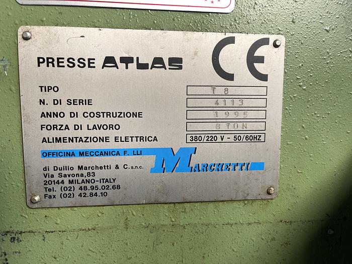 Used Eccentric Press ATLAS T 8