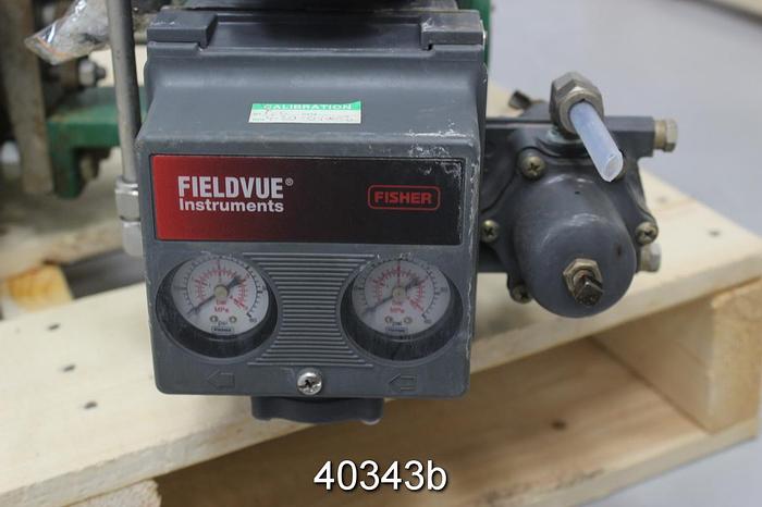 Used Fisher V150 6" Vee Ball Control Valve #40343