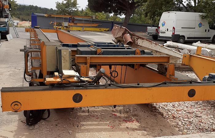 Usado Ponte Rolante Tegopi de 5+5 Ton