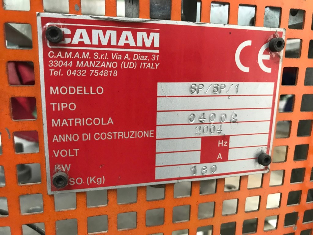 Used 2004 Pressa pneumatica per tappezzeria marca Camam