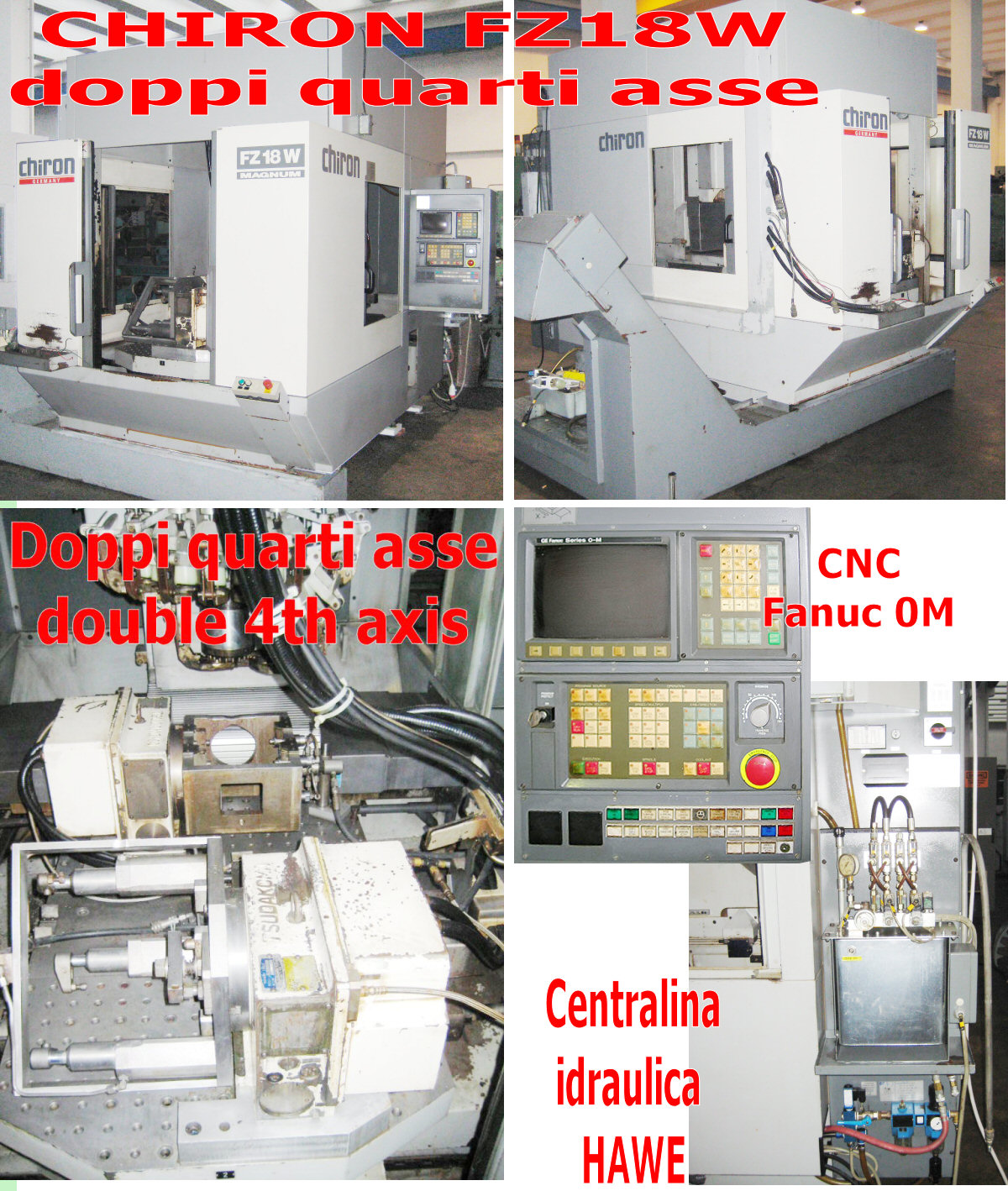 Gebraucht CHIRON FZ18W 4 axis